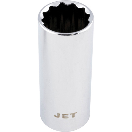 Douille chrom&eacute;e, 10 mm, Prise 1/4", 12 pans, Profond Ottawa Fastener Supply