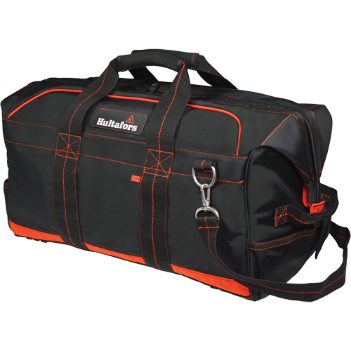 24" Pro Contractor's Gear Bag, Ballistic Polyester, Black/Red Ottawa Fastener Supply