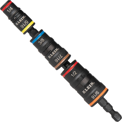 7-in-1 Flip Socket Set, 8 Pcs, Impact, 1/4'' Drive Size Ottawa Fastener Supply