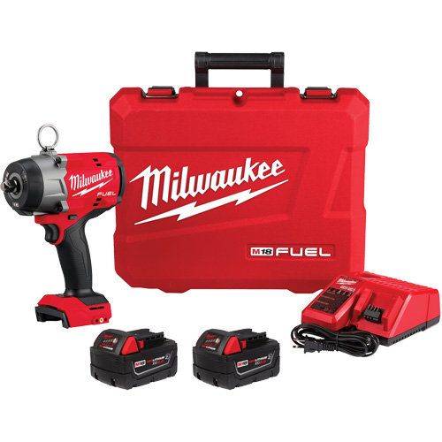 M18 Fuel High Torque Impact Wrench with Pin Detent Kit, 18 V, 1/2" Socket Ottawa Fastener Supply