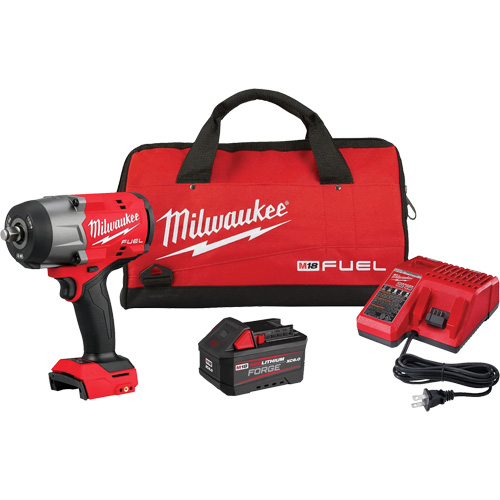 M18 Fuel High Torque Impact Wrench with Friction Ring RedLithium Forge Kit, 18 V, 1/2" Socket Ottawa Fastener Supply