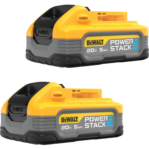 2 batteries POWERSTACK, Lithium-ion, 20 V, 5 Ah Ottawa Fastener Supply