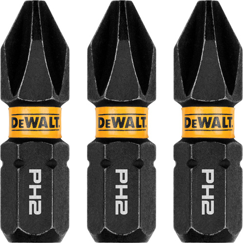 3-Piece FLEXTORQ&reg; Impact Screwdriving Bits, Phillips, #2, 1/4" Drive Ottawa Fastener Supply