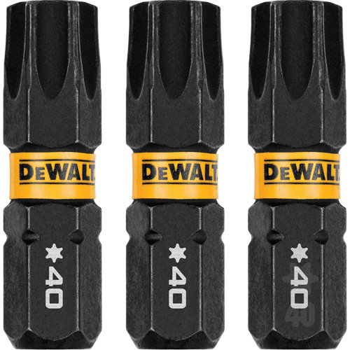 Forets pour tournevis &agrave; chocs FLEXTORQ 3 mcx, Torx, T-40, Prise 1/4" Ottawa Fastener Supply