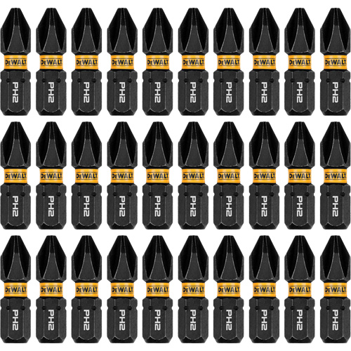 Jeu de forets &agrave; chocs FLEXTORQ 30 mcx, Phillips, #2, Prise 1/4" Ottawa Fastener Supply