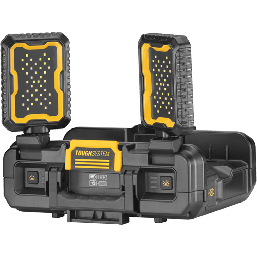 ToughSystem&reg; 2.0 Adjustable Work Light with Storage, 16" x 11" x 14", Black/Yellow Ottawa Fastener Supply