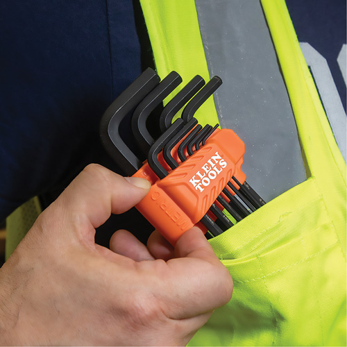 L-Style Long Ball-End Hex Key Set, 10 Pcs., Metric Ottawa Fastener Supply