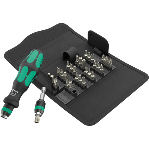 32-piece Kraftform Kompakt 71 Security Screwdriver, 4-17/25" L, Cushion Grip Handle Ottawa Fastener Supply