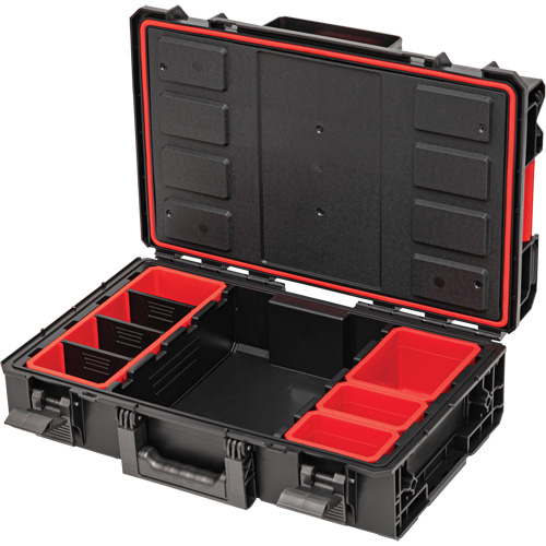 Arx Small Toolbox, 23" x 15" x 7-1/2", Black Ottawa Fastener Supply