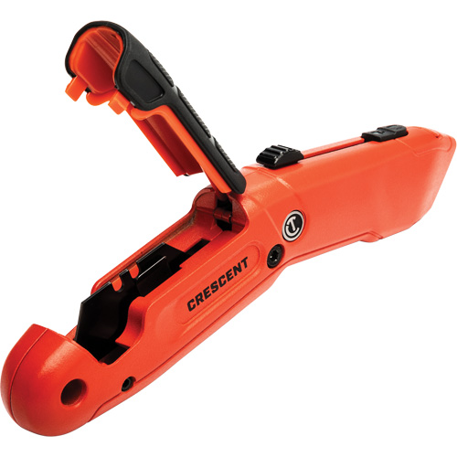 Auto-Retracting Safety Knife, 1", Steel, Aluminum Handle Ottawa Fastener Supply