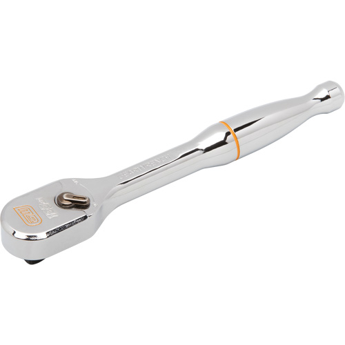 120XP Full Polish Chrome Teardrop Ratchet, 1/4" Drive, Ergonomic Handle Ottawa Fastener Supply