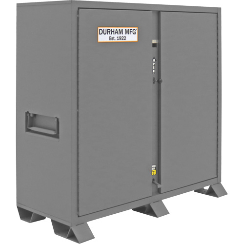 Jobsite Storage Cabinet, Steel, 47.5 Cubic Feet, Grey Ottawa Fastener Supply