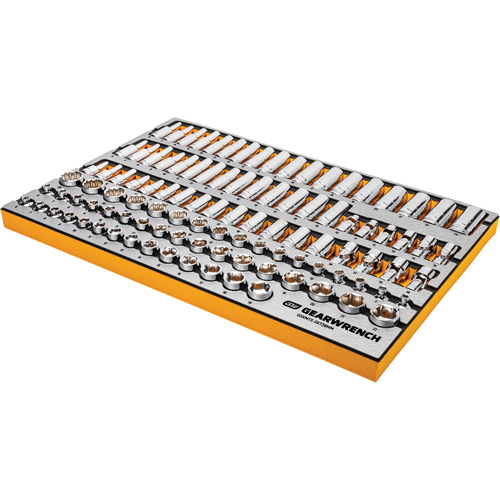 MEGAMOD Master Mechanics Tool Set in Premium Modular Foam Trays with Tool Storage, 1024 Pieces Ottawa Fastener Supply