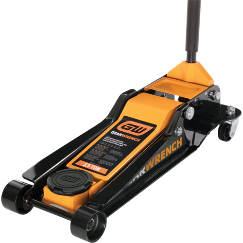 Low Profile Floor Jack, 3.5 Ton(s) Capacity, 3-3/4" Lowered, 21-3/4" Raised, Manual Hydraulic Ottawa Fastener Supply