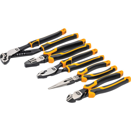 PITBULL Cushion Grip Pliers Set in Foam Storage Tray, 5 Pieces Ottawa Fastener Supply