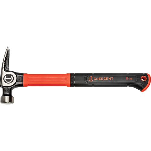 General Purpose Hammer, 16 oz., Fibreglass/Cushion Handle, 14" L Ottawa Fastener Supply