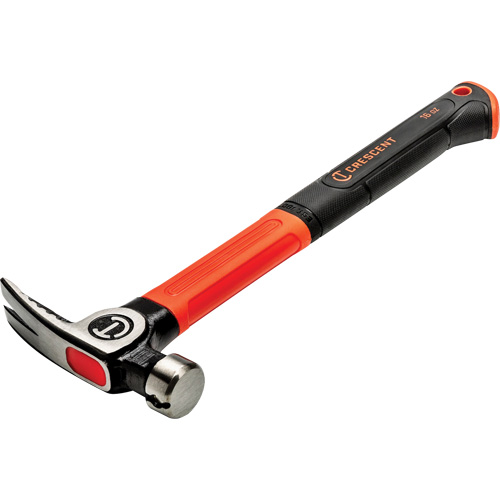 General Purpose Hammer, 16 oz., Fibreglass/Cushion Handle, 14" L Ottawa Fastener Supply