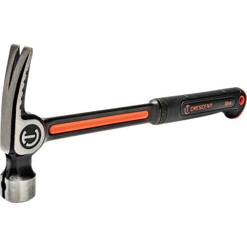 Milled-Face Framing Hammer, 28 oz., Solid Steel Handle, 16" L Ottawa Fastener Supply