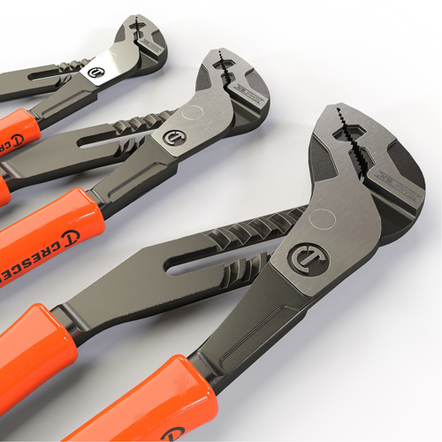 Jeu de pinces bouvet&eacute;es avec manche tremp&eacute; et m&acirc;choire droite Z2 K9, 3 Morceaux Ottawa Fastener Supply