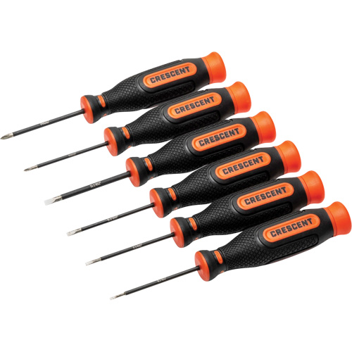 Diamond Tip Precision Screwdriver Set, 6 Ottawa Fastener Supply
