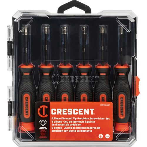 Diamond Tip Precision Screwdriver Set, 6 Ottawa Fastener Supply
