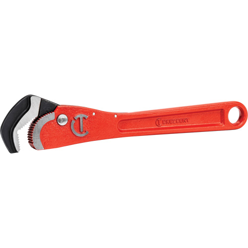 Self-Adjusting Pipe Wrench, 1-1/2" Jaw Capacity, 12" Long, Powder Coated Finish, Non-Ergonomic Handle Ottawa Fastener Supply