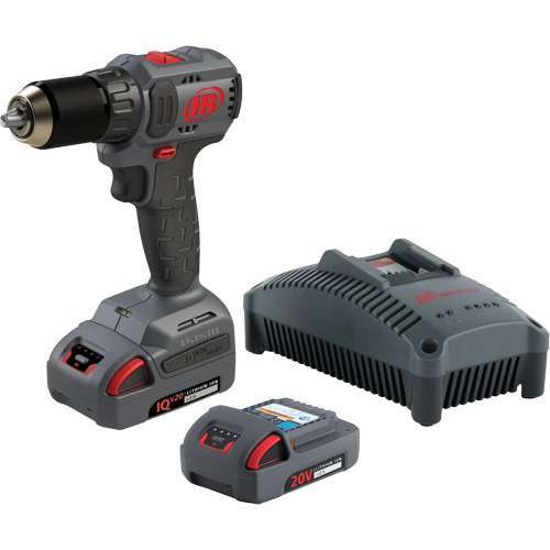 Cordless Compact Drill Driver Kit, Lithium-Ion, 20 V, 1/2" Chuck, 37 ft-lbs Torque Ottawa Fastener Supply