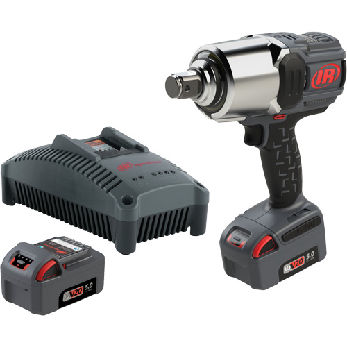 Cordless Impact Wrench Kit with Friction Ring Thru-Hole, 20 V, 1" Socket Ottawa Fastener Supply