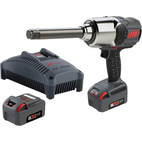 Cordless Impact Wrench Kit with Friction Ring Thru-Hole, 20 V, 1" Socket Ottawa Fastener Supply
