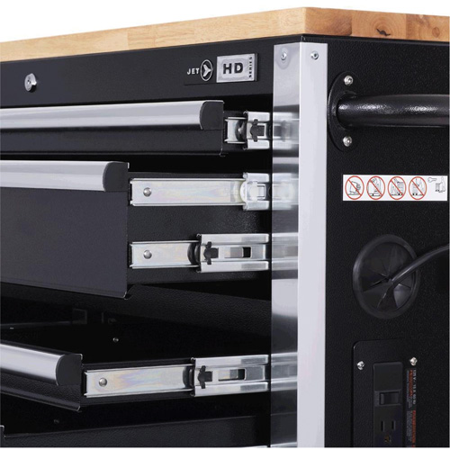 HDRC5212 Armoire mobile de s&eacute;rie HD, 12 tiroirs, 51-1/4" la x 21" p x 40-3/10" h, Noir Ottawa Fastener Supply