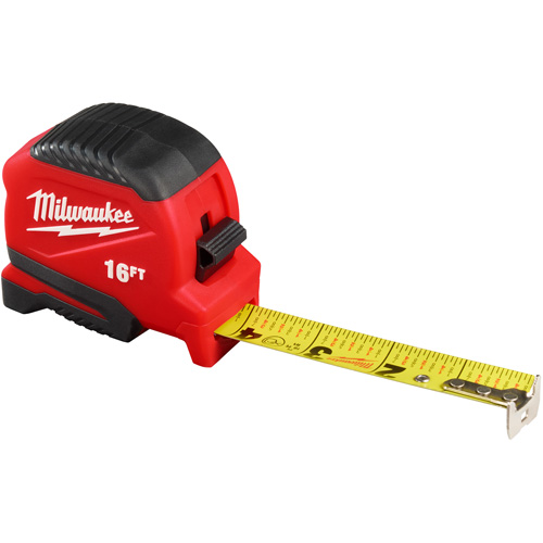 Compact Tape Measure, 1" x 16' Ottawa Fastener Supply