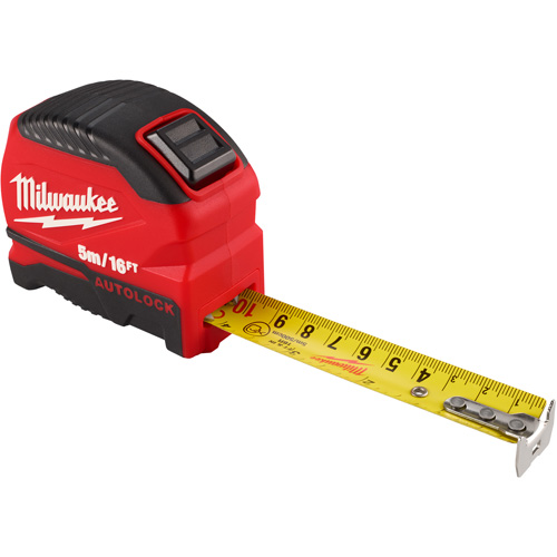 Auto-Lock Tape Measure, 1" x 16' Ottawa Fastener Supply