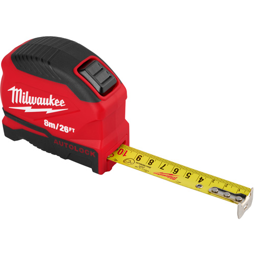 Auto-Lock Tape Measure, 1" x 26' Ottawa Fastener Supply