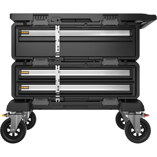 Poste de travail modulaire 4-en-1 TOUGHSYSTEM 2.0 DXL, 34" x 25-4/5" x 30", Noir/Jaune Ottawa Fastener Supply