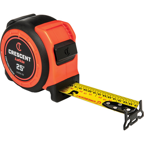 CONTROLTOUCH Tape Measure, 1-3/16" x 25', SAE Graduations Ottawa Fastener Supply