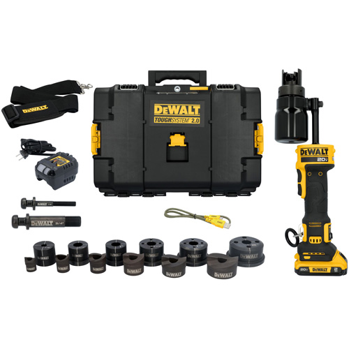 Hydraulic Knockout Tool Kit with 1/2'' - 2'' Punches & Dies Ottawa Fastener Supply