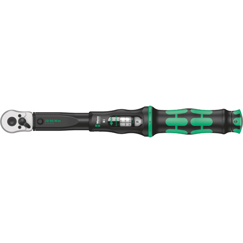Click-Torque B Torque Wrench with Reversible Ratchet, Click, 3/8" Square Drive, 10 - 50 Nm Ottawa Fastener Supply