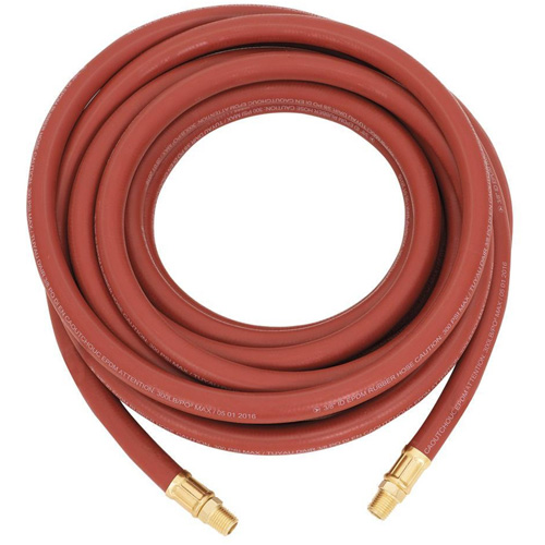 AH3850RB Hose, Air, Rubber, 3/8" dia. x 50', 300 psi, 1/4 NPT Ottawa Fastener Supply