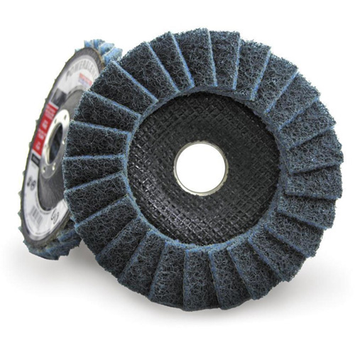 POWERBLEND SCD Surface Conditioning Flap Disc, 4-1/2" x 7/8", Type 29, Fine Grit Ottawa Fastener Supply