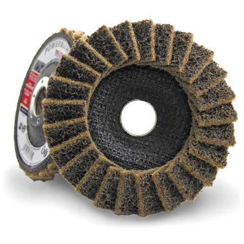 POWERBLEND SCD Surface Conditioning Flap Disc, 4-1/2" x 7/8", Type 29, Coarse Grit Ottawa Fastener Supply