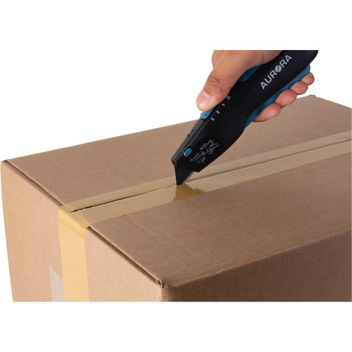 Retractable Safety Knife , Stainless Steel, Heavy-Duty, Plastic/Aluminum Handle Ottawa Fastener Supply