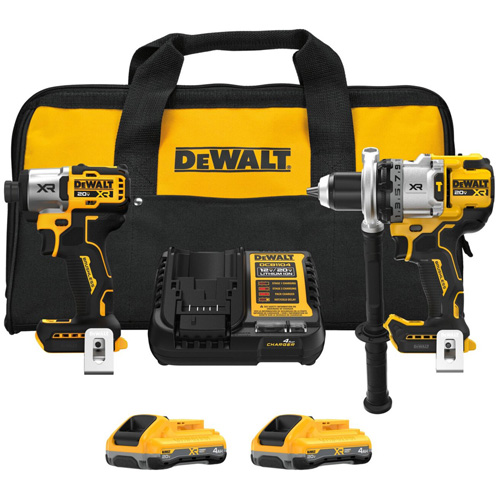 Combo 2 outils MAX XR – Perceuse &agrave; percussion 3 vitesses et visseuse &agrave; chocs, batteries XR POWERPACK*, Lithium-ion, 20 V Ottawa Fastener Supply