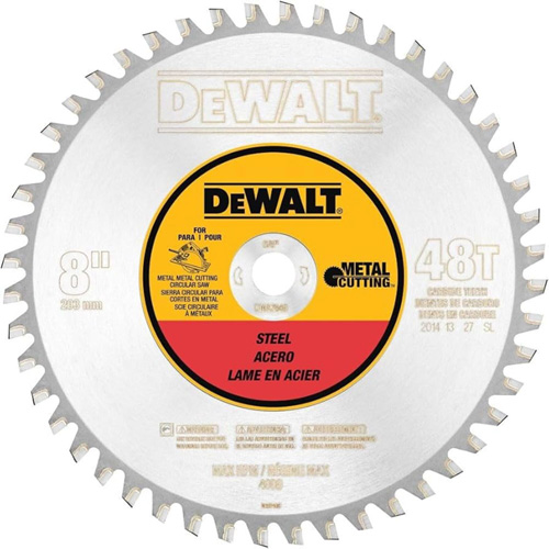 Ferrous Circular Saw Blade, 8", 40 Teeth, Metal Use Ottawa Fastener Supply