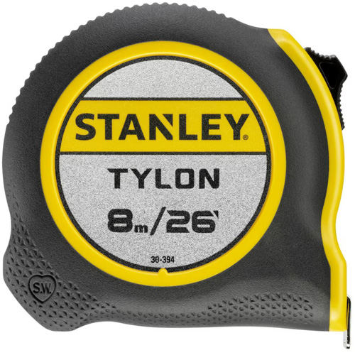 Tylon Tape Measure, 26'/8 m, Imperial & Metric Graduations Ottawa Fastener Supply