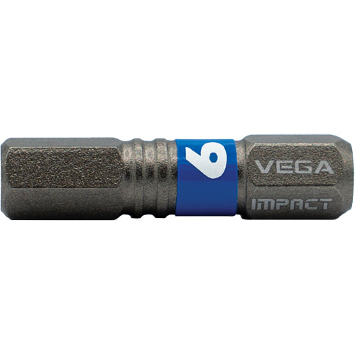 Embout Impactech, Hexagonale, 6 mm, Prise 1/4" Ottawa Fastener Supply