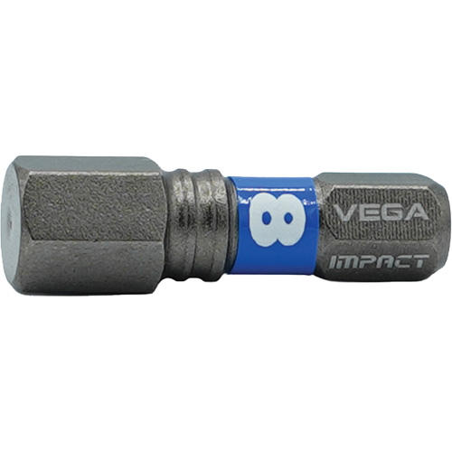 Impactech&reg; Insert Bit, Hex, 8 mm, 1/4" Drive Ottawa Fastener Supply
