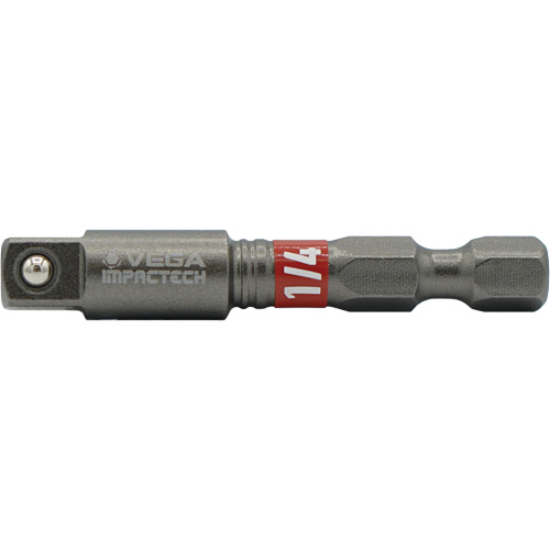 Impactech&reg; Impact Socket Adapter, 1/4" Drive Size, 1/4" Male Size, 2" L Ottawa Fastener Supply