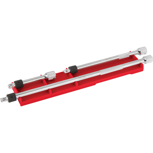 Locking Extension Set, 1/4" Drive, Chrome Finish, 3 Pcs Ottawa Fastener Supply