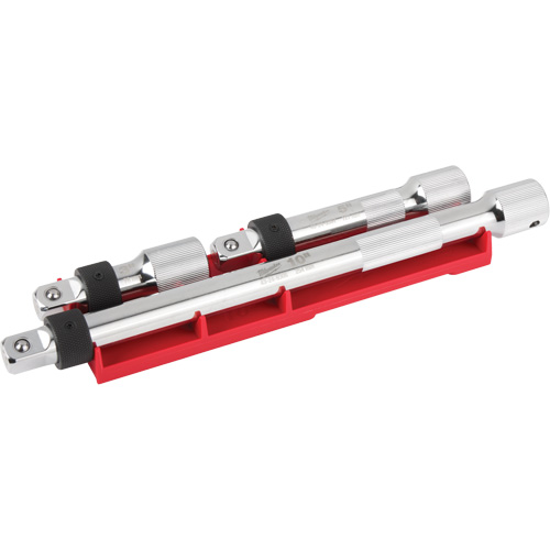 Locking Extension Set, 1/2" Drive, Chrome Finish, 3 Pcs Ottawa Fastener Supply