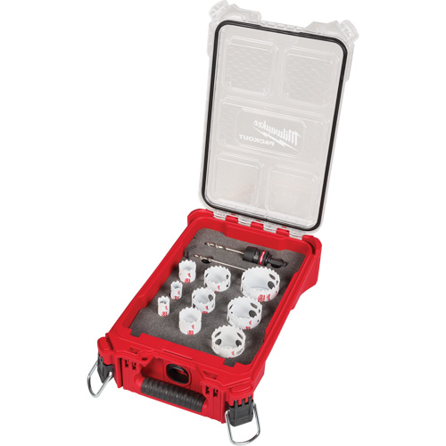 Ensemble de scies-cloches bim&eacute;tallique QUICK LOK HOLE DOZER avec organisateur compact PACKOUT, 12 morcea Ottawa Fastener Supply